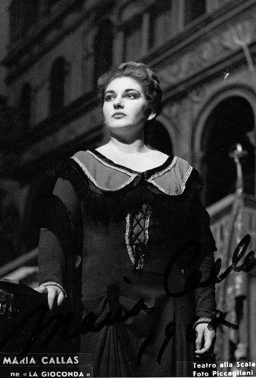 Мария Каллас в роли Джоконды (Милан, 1952)