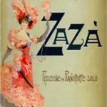 Р. Леонкавалло. Заза. Обложка фортепианной партитуры, 1919 год.